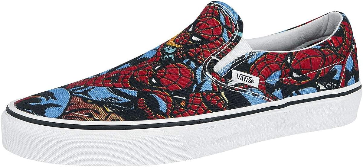 spiderman slip on vans