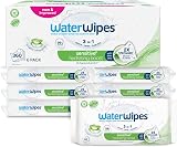 WaterWipes Sensitive+ Hydrating Boost Wipes 99% Water Unscented 6 Pack