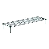 Zedfire 18" x 60" x 8" Green Epoxy Wire Storage