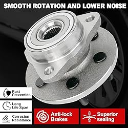 Pair 515007 Front Wheel Bearing Hub Assembly