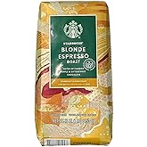 Starbucks Blonde Espresso Roast (1 lb) Light Roast Whole Bean Coffee