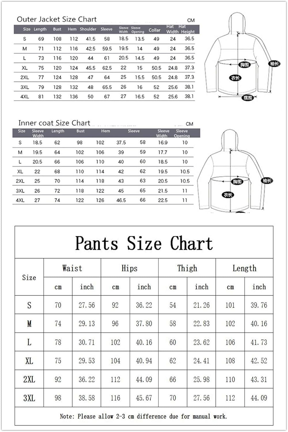 Womens Mens Ski Jacket and Pants Set Insulated Waterproof 2 Pieces Snowboarding Suits: Clothing