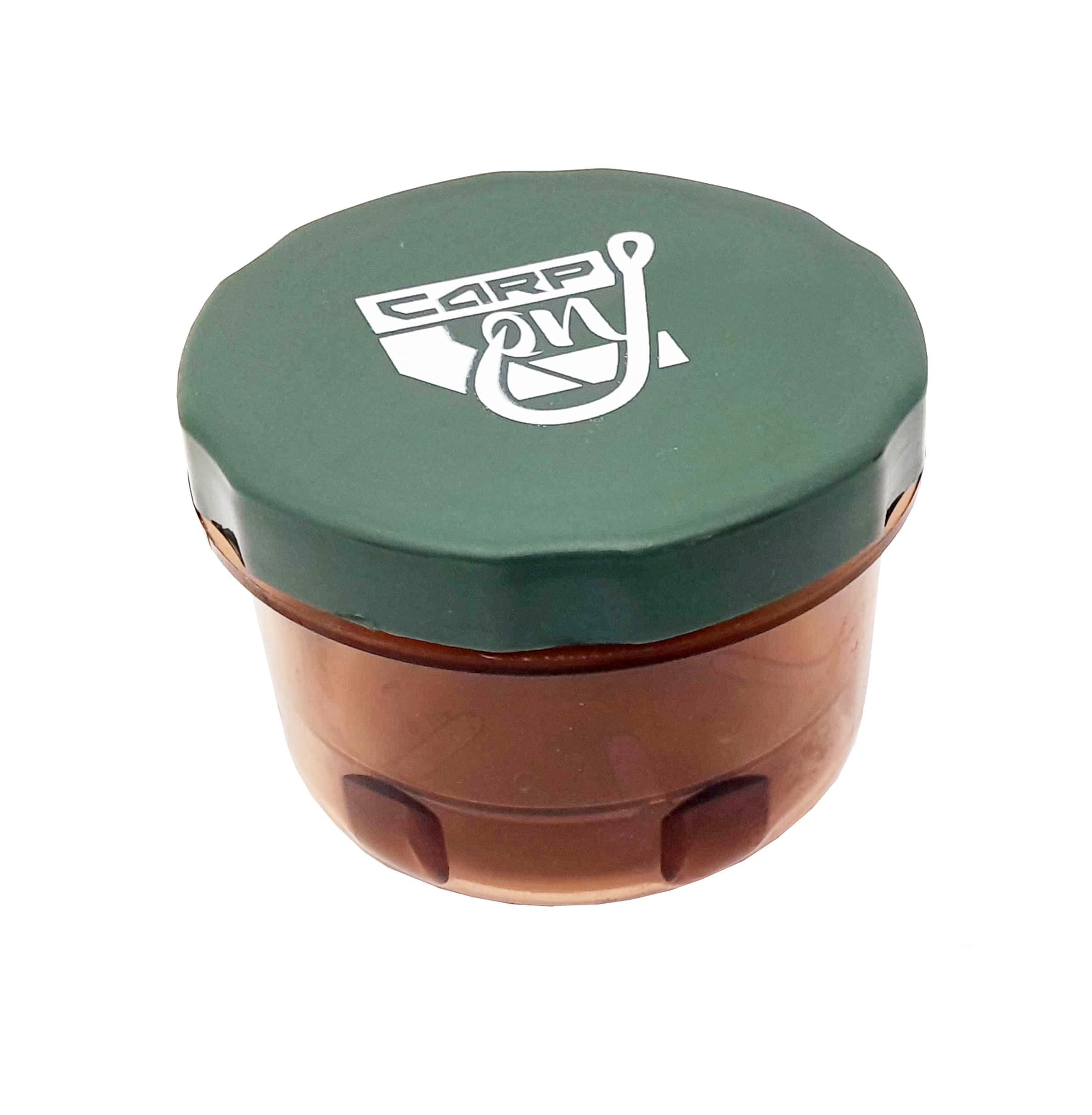 Carp On - Fishing Glug Pot Tub For Coating & Enhancing Flavour of Your Hook Baits Boilies & Dips (Large - 9cm Dia x 6.5cm Deep) [36-4694]