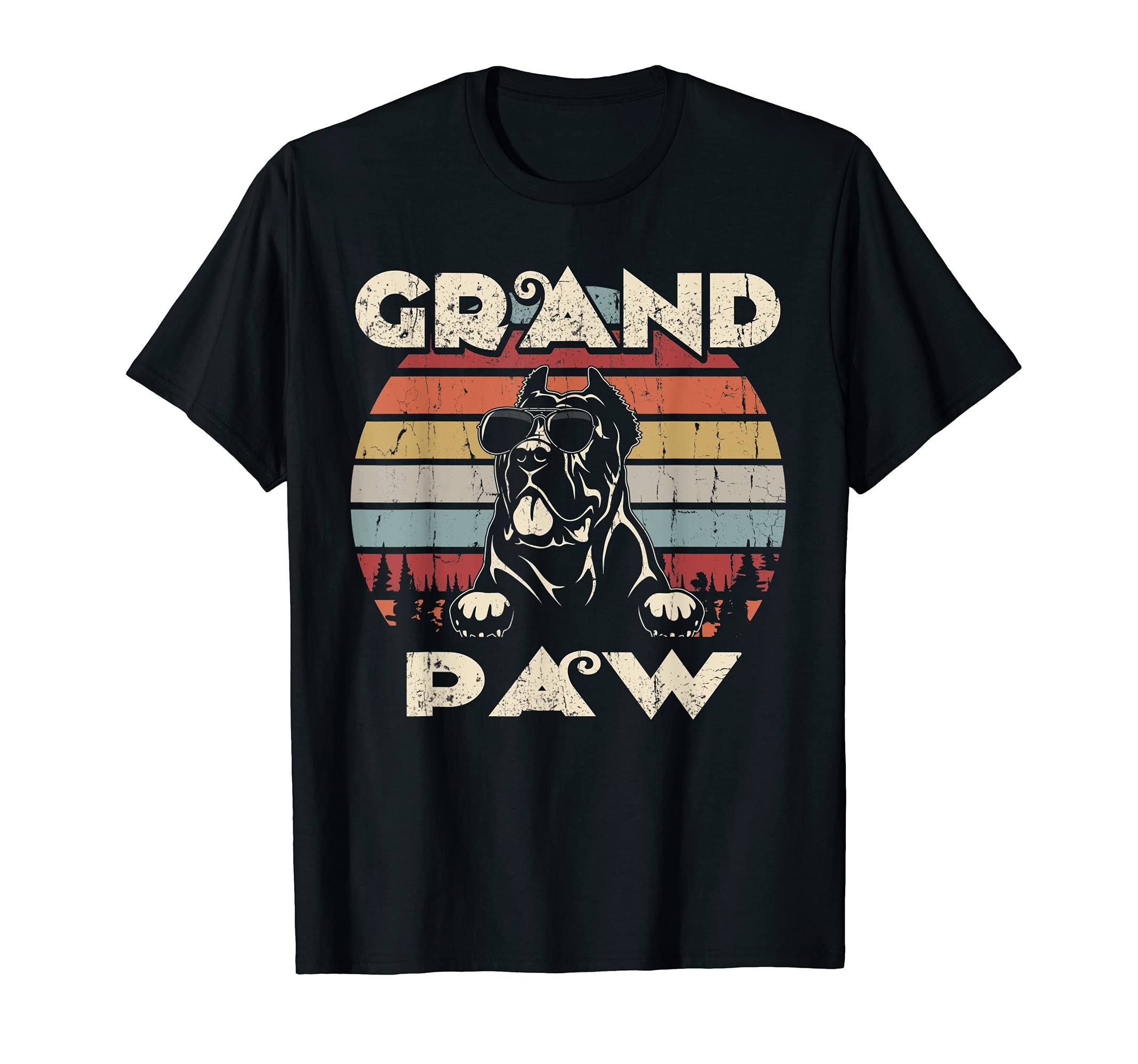 Grand Paw Cane Corso dog lovers vintage retro T-Shirt