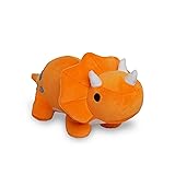 Avocatt Orange Dinosaur Triceratops Plushie - 10