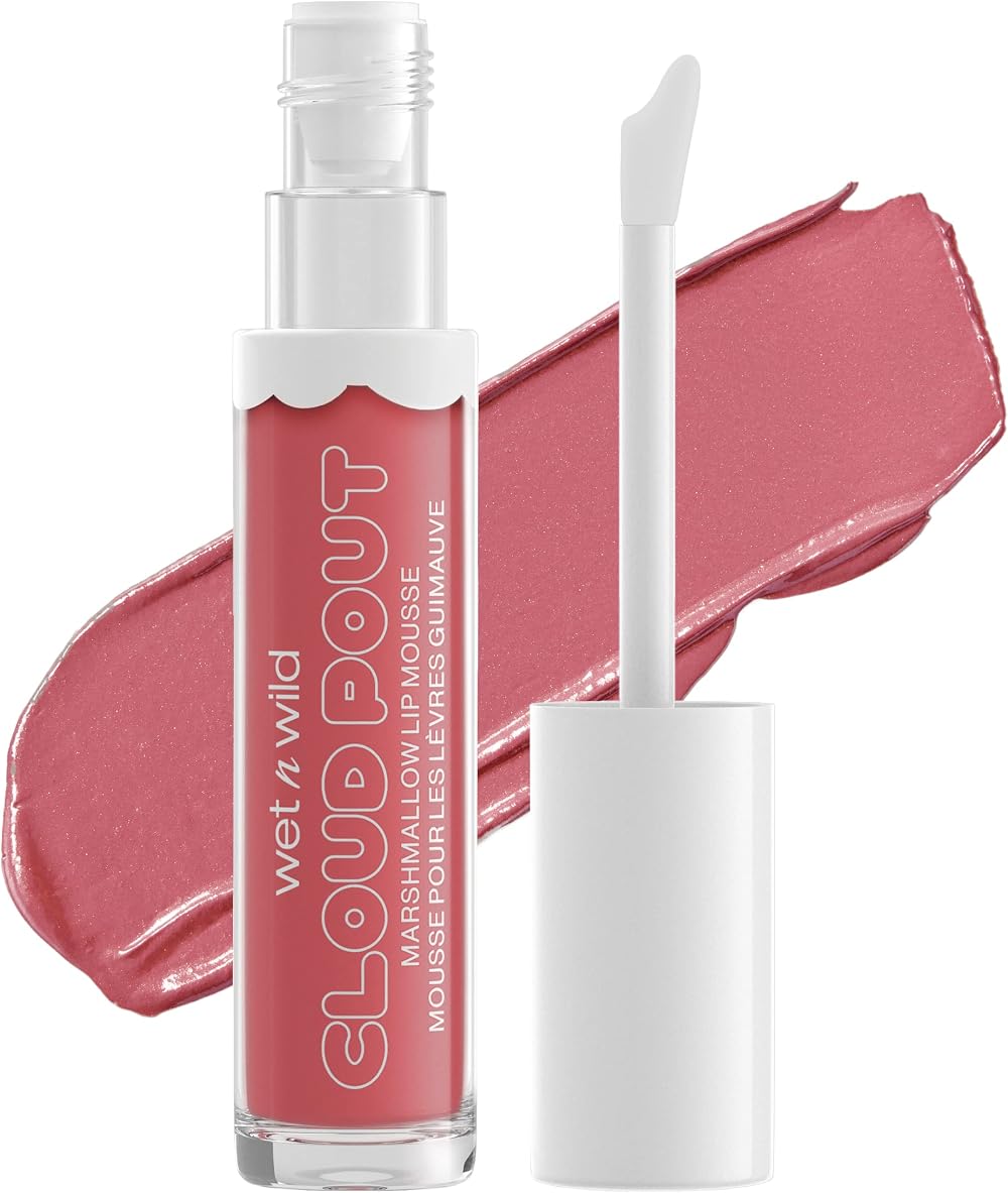 Wet n Wild Cloud Pout Marshmallow Lip Mousse Matte Lipstick Argan Oil Vitamin E