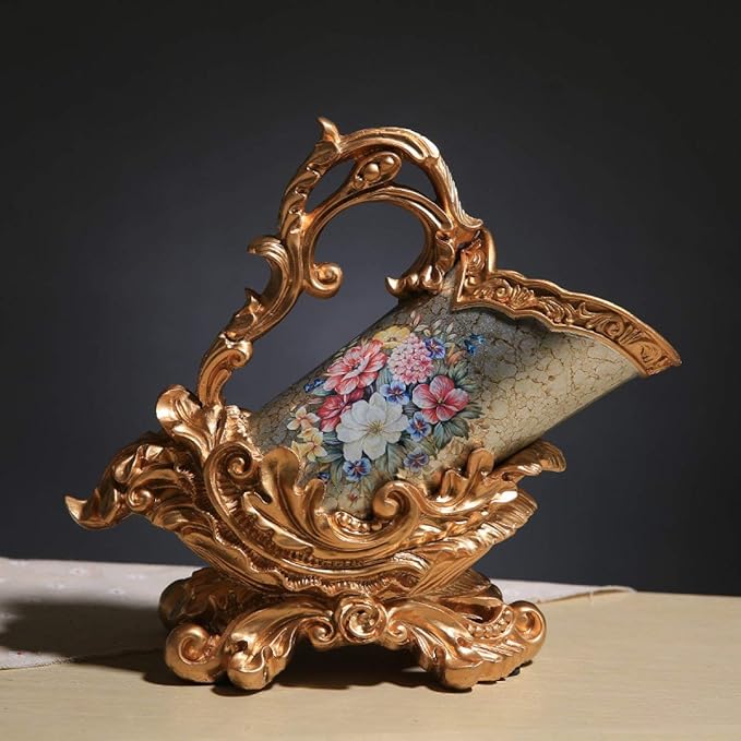 Weinregal, Vintage-Stil, Kunstharz, bemalt, kreatives Weinregal