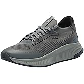 BOSS Mens Modern Knit Structure Running Sneaker