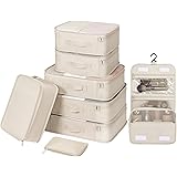 DIMJ Packing Cubes for Travel Organizer Bags Set for Carry on Suitcase Lightweight Packing Cubes for Suitcase Cubes for lugga