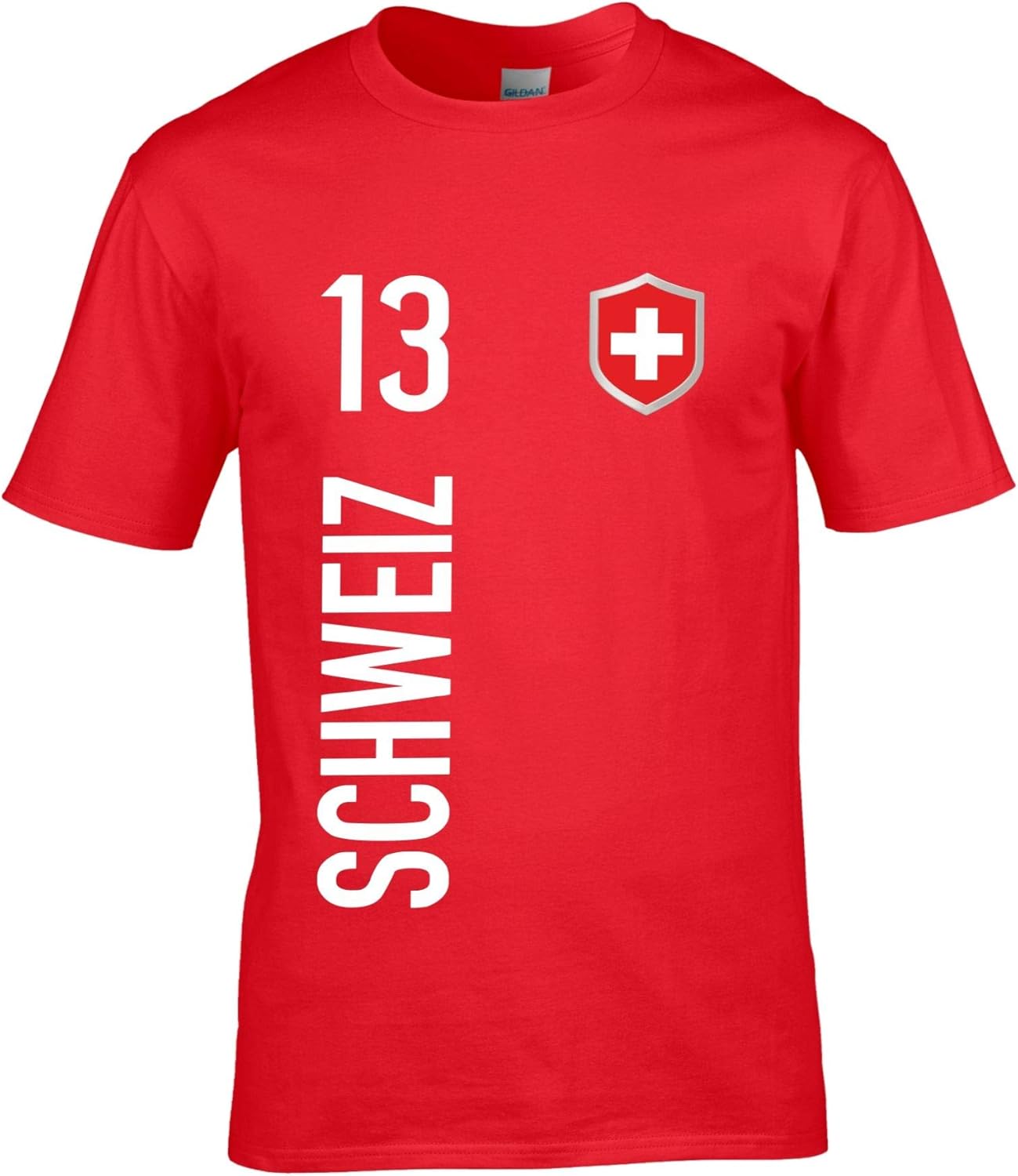 FanShirts4u Herren Fan-Shirt Jersey Trikot - Schweiz Suisse Switzerland ...