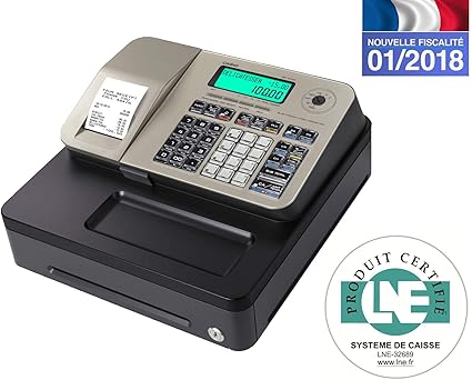 Casio se-s100sb-gd-fr caja registradora Oro: Amazon.es: Oficina y papelería