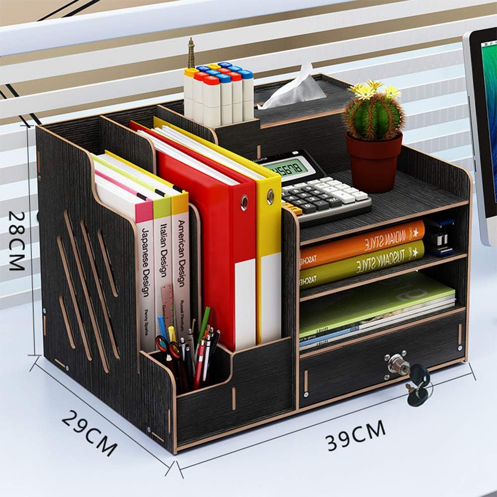 Hggzeg Wooden Desk Organizer - Image 3