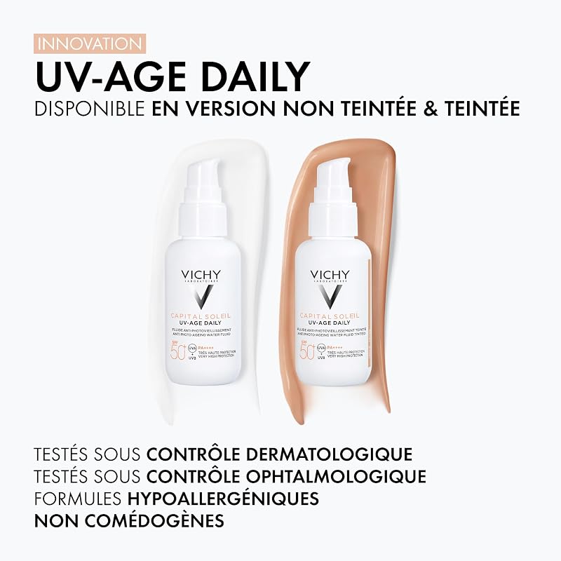 Capital Soleil Fluide Teinté SPF50+ Anti-Âge Peptides Niacinamide 40ml