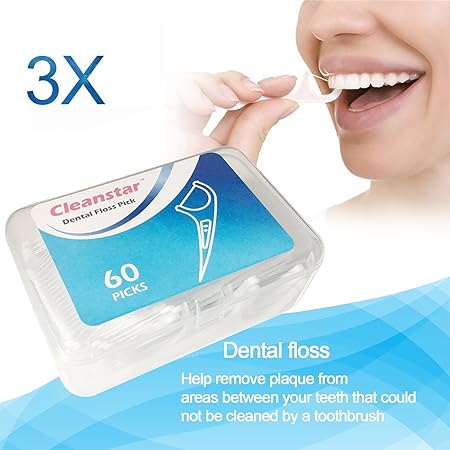 Zahnseide,Dental Floss, 180 Stück Weiß Zahnpflege, Zahn Draht, Zahnpflege Interdental Flossers, Disposable Fresh Zahnseide Fl