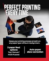 Canon PIXMA PRO-200 Printer A3+ Dye Ink Vibrant Colour Media Handling LCD view 6