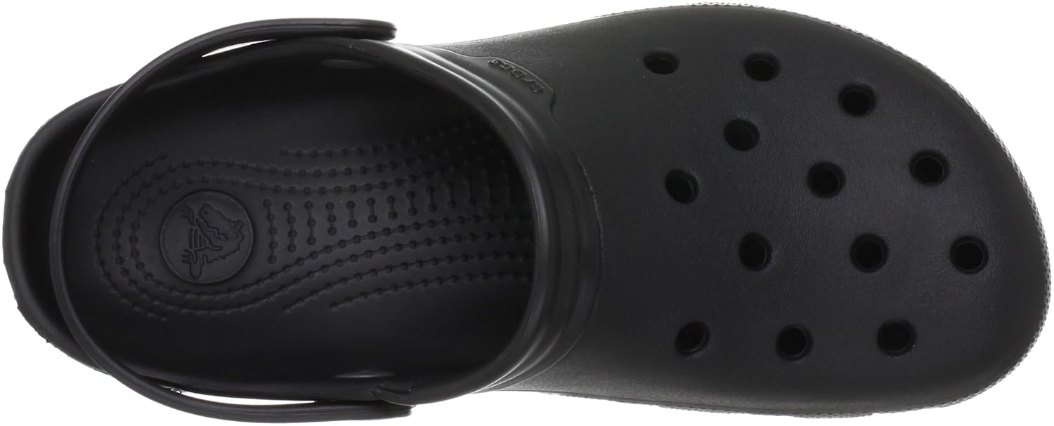 crocs duet men clog in black