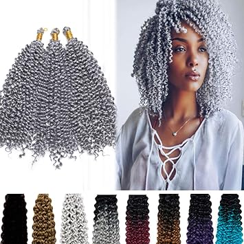 Amazon Com 14 Marlybob Crochet Hair Synthetic Deep Water Wave