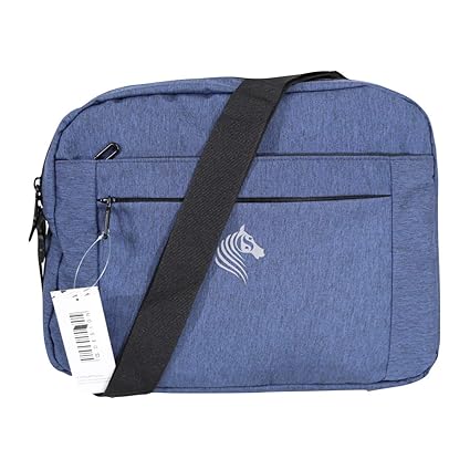 CS Design 13 Blue Melange Messenger Bag
