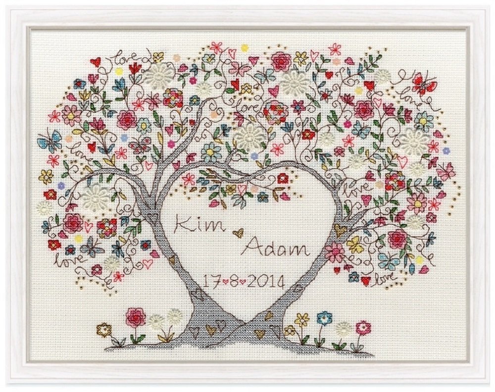 Bothy Threads Cross Stitch Kit - Love Blossoms