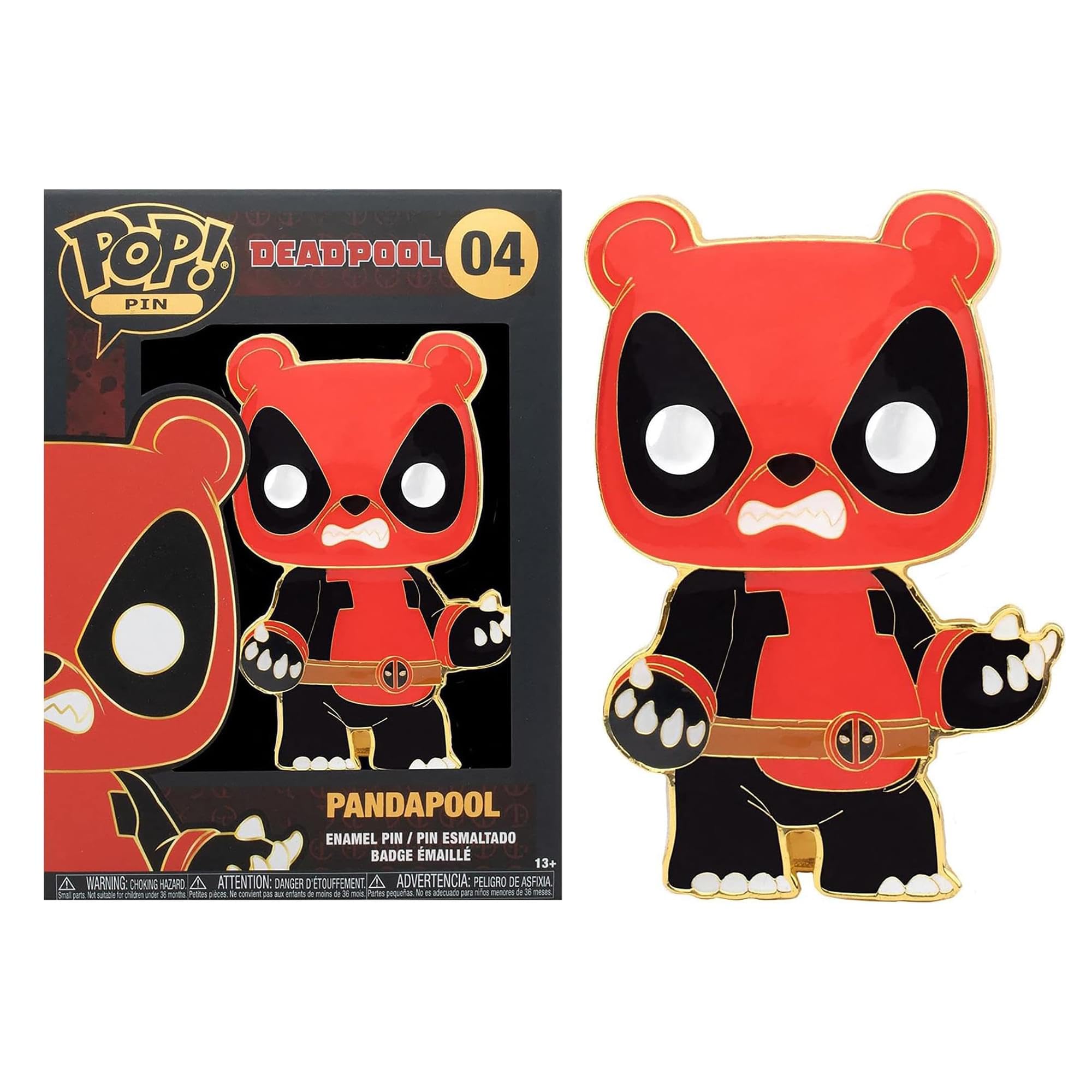 Funko Deadpool POP! Pin assortiment pin's émaillés Panda Deadpool 10 cm (12)