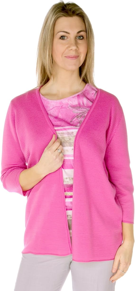 Rabe Cardigan 40 572402 Pink 22 Pink Amazon.co.uk Clothing
