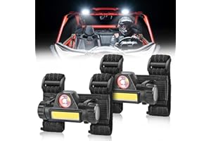 ZIDIYORUO UTV Dome Light – Rechargeable UTV Cage Roof Lights, Universally fit Polaris Can-Am Yamaha Arctic Cat Kawasaki as UT