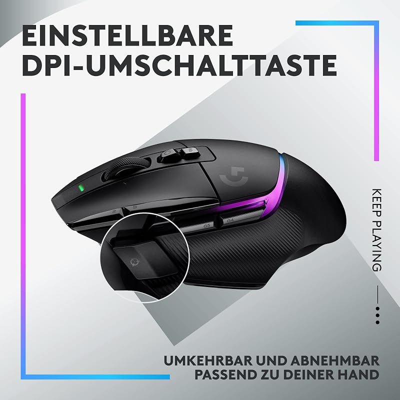 502 X PLUS LIGHTSPEED Kabellose RGB-Gaming-Maus