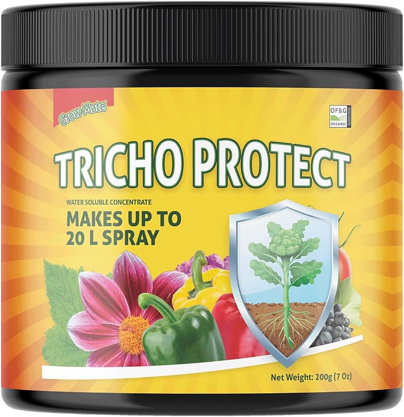 Grow Mate Tricho Protect Bio Fungicide Plants 20L Spray 200G Powder OF&G