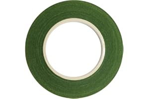 Decora 1 roll 1/2-inch by 30 Yard Green Floral Tape for Bouquet Stem Wrap Floral Arranging Craft Projects Corsages, Wedding B