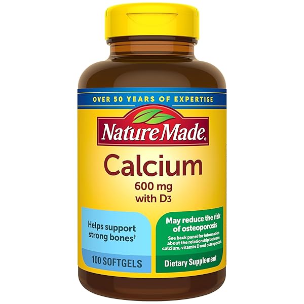NATURE MADE CALCIUM 600 MG WITH VITAMIN D3,...