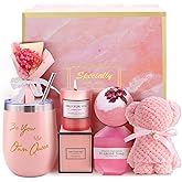 Gift Baskets for Women,10 PCS Spa Self Care Package for Birthday, Thank You, Get Well, Perfect Relaxation Gifts for Mom, Grandma,Sister, Best Friends,Christmas,Holiday, Valentines Day Presents for Her