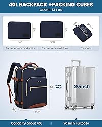 LOVEVOOK Travel Backpack for Women Men as Personal