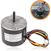 F48AA68A50 - Replace for York Coleman Luxaire Genteq/A.O. Smith OEM Condenser Fan Motor - Replace THGF36S41S3A THGF60S41S3A - 1/4 HP 208-230 Volt 850 RPM