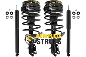 Front Quick Complete Struts Assembly & Rear Shocks Absorbers Replacement for 1984-1996 Buick Century (Set of 4)