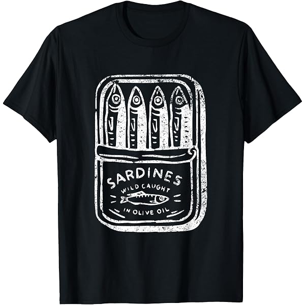 Amazon.com: Sardine Social Club Sardine Fish Sea Lover T-Shirt