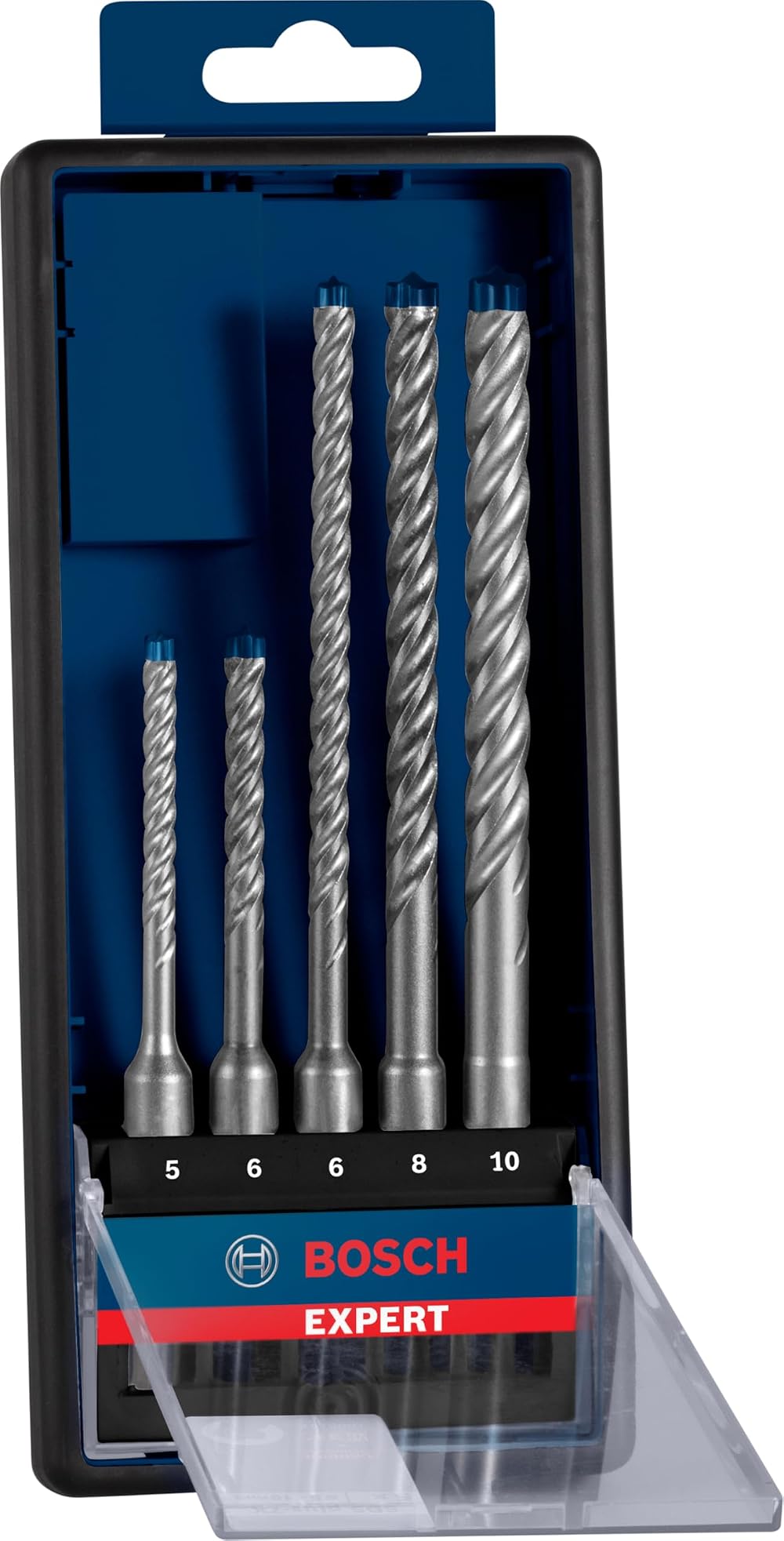 Bosch EXPERT SDS plus-7X Hammer Drill Bit Set 5/6/6/8/10 mm 5-pc