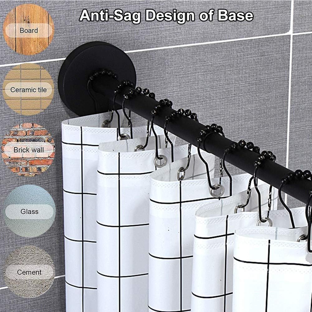 HJHY@ Barra Cortina Ducha Extensible Curva en L Barra Cortina Ducha