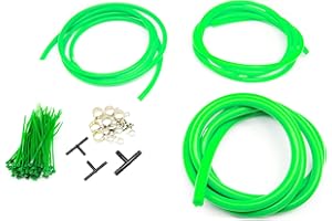Autobahn88 Engine Room Silicone Vacuum Hose Dress Up DIY Kit, compatible with Ford (All Models) (Green)