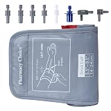 Small Blood Pressure Cuff for Kids, Slim Arm, Compatible with Most Monitors, ARM Blood Pressure Replacement Cuff with 8 Connectors (5.5"-9.5")