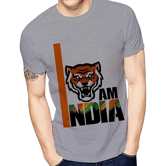 tiger print t shirt mens india
