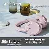 Sony WH-CH720N Wireless Noise Cancelling Headphones Bluetooth Blue 50hr Battery view 5