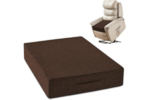 MineCozy Recliner Cushions for Elderly 20x20x4 Inch Thick Large Recliner Seat Cushion with a Handle Square Non Slip Chair Pad