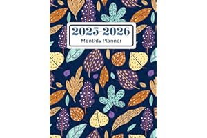 2025-2026 Monthly Planner: 24 Months January 2025 to December 2026 Calendar Agenda Organizer Schedule and Appointment Noteboo