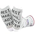 TSOTMO Mail Lady Socks Best Mail Lady Ever Socks Gift For Women Mail Lady Appreciation Gift Mail Carrier Gift Mailman Gift