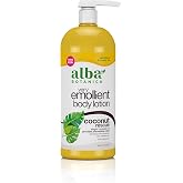 Alba Botanica Very Emollient Body Lotion, Coconut Rescue, 32 oz. (Packaging May Vary)