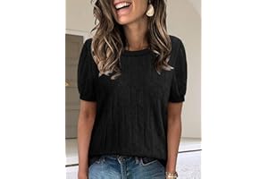 Short Sleeve Sweater for Women Round Neck Knit Work Tops Beach Fashion Vacation Clothes Summer Outfits 2026