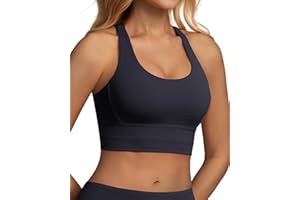 Grace Form Sports Bras for Women Padded Push Up Ultra Soft Womens Sports Bra Full Coverage Medium-Low Support