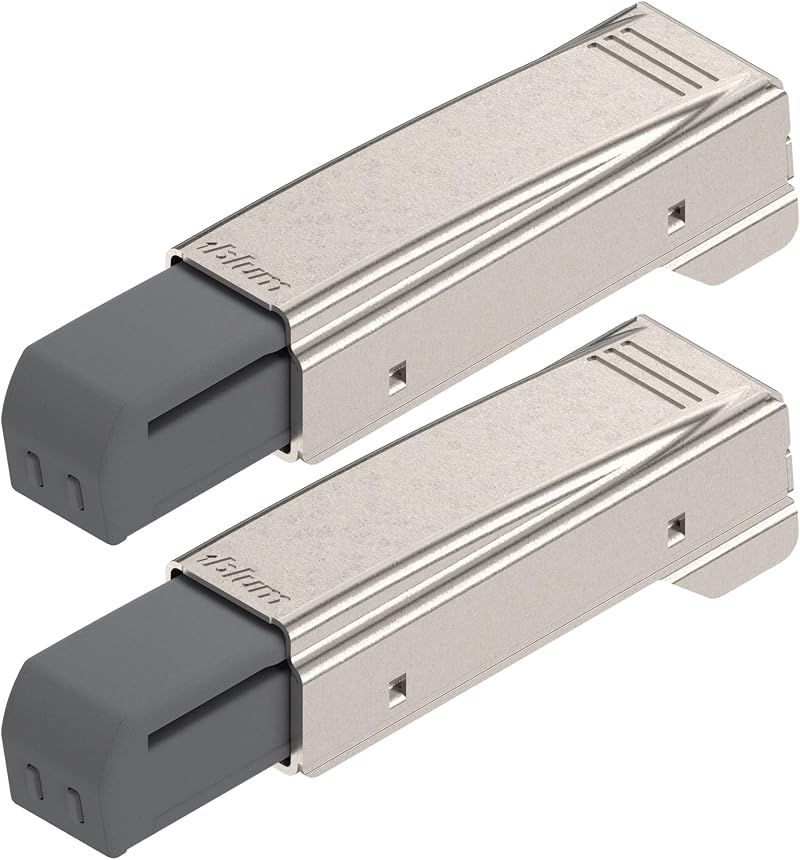 Blum 973A0500.01x2 Blumotion Straight Arm Full Overlay Hinge Nickel Pack of 2