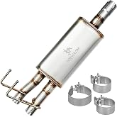 TOTALFLOW 414633 18 Inch Muffler 09-18 1500 Direct Fit Exhaust 2009-2018 Dodge Ram 1500-409 Stainless Steel