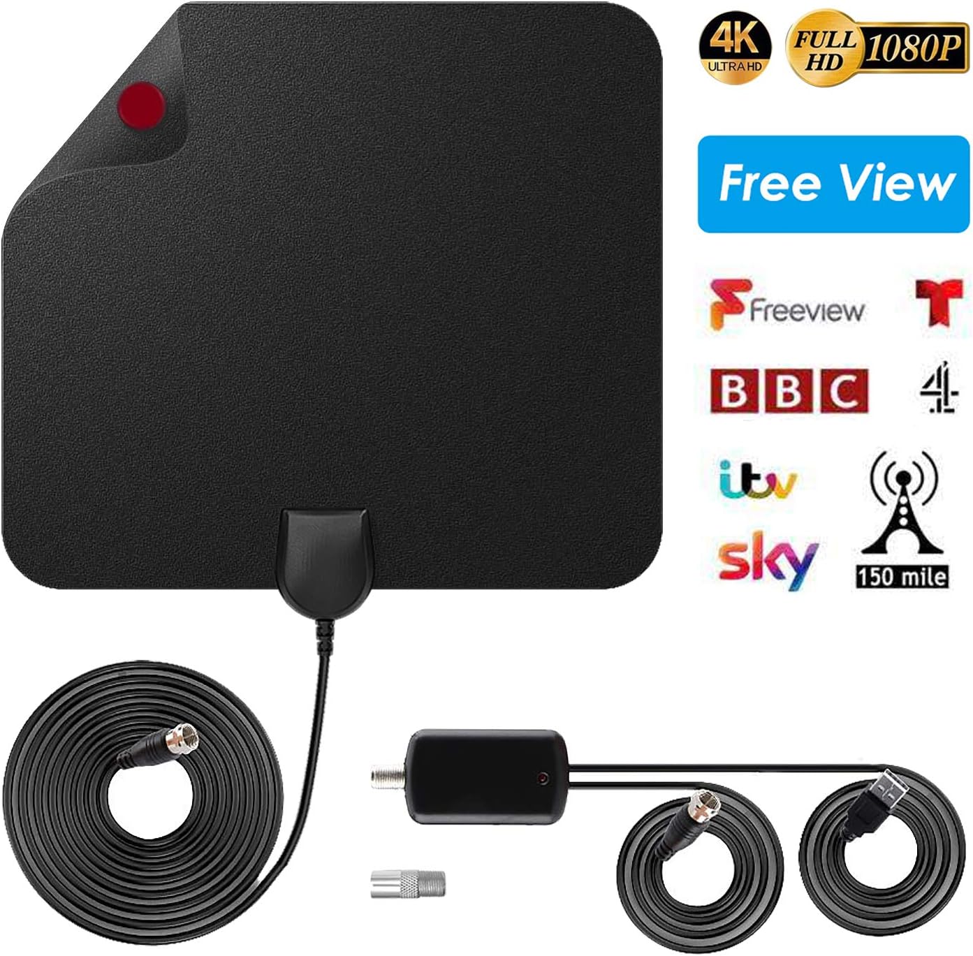 TV Aerial, 2020 Newest Indoor TV Aerial for Digital Amazon.co.uk